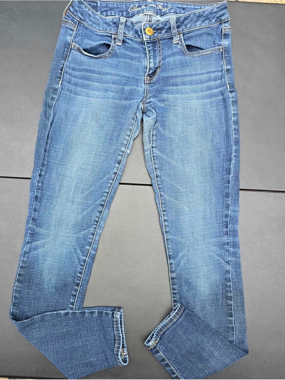 American Eagle Outfitters Skinny Jeans in Blue Wash